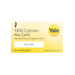 Llave Yale 1300 Series - Certificado de ejemplo