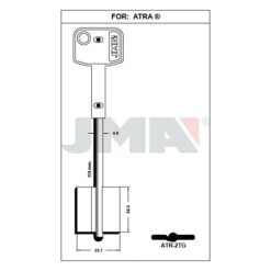 Llave en bruto JMA ATR-2TG – vista agrupada