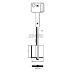 Llave en bruto JMA ATR-2TG