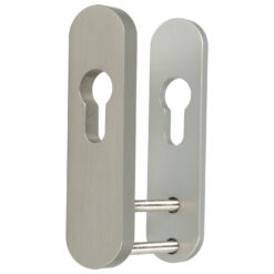 Escudo de seguridad Dieckmann 8905 aspecto inox F9