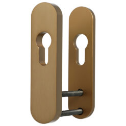 Escudo de seguridad Dieckmann 8905 bronce F4