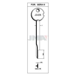 Llave en bruto JMA GEA-1X – vista agrupada