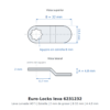 Euro-Locks leva 6231232 - Dibujo técnico
