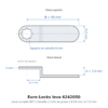 Euro-Locks leva 6242050 - Dibujo técnico