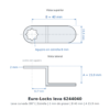 Euro-Locks leva 6244040 - Dibujo técnico