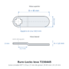 Euro-Locks leva 7230445 - Dibujo técnico