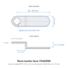 Euro-Locks leva 7242050 - Dibujo técnico