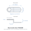 Euro-Locks leva 7242438 - Dibujo técnico