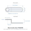 Euro-Locks leva 7243255 - Dibujo técnico