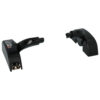 Iseo 9412000505 modulo base Idea Base sin cierre lateral negro